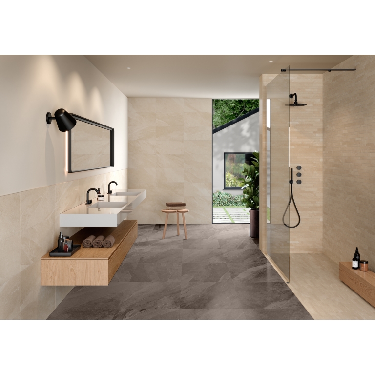 MIXT 2 - 12X24, BEIGE CAVE, MATTE